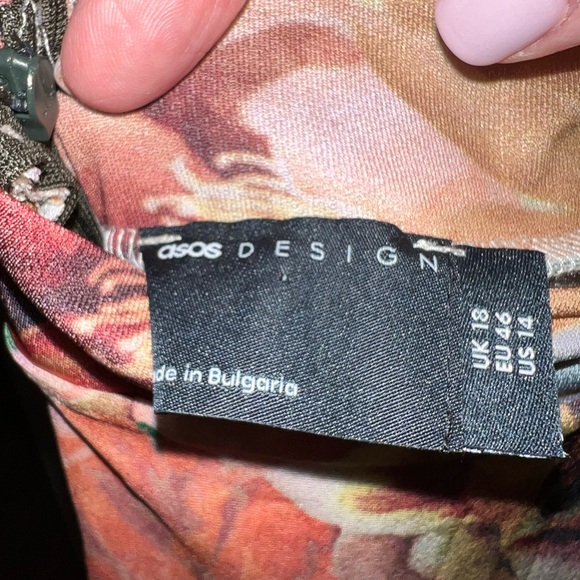 ASOS Floral Maxi Dress - Multicolor. Size 14. New - Picture 6 of 6